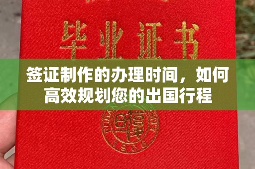 尖草坪签证制作的办理时间，如何高效规划您的出国行程