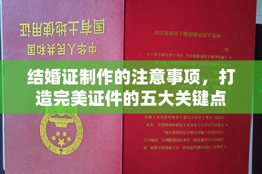 尖草坪结婚证制作的注意事项，打造完美证件的五大关键点
