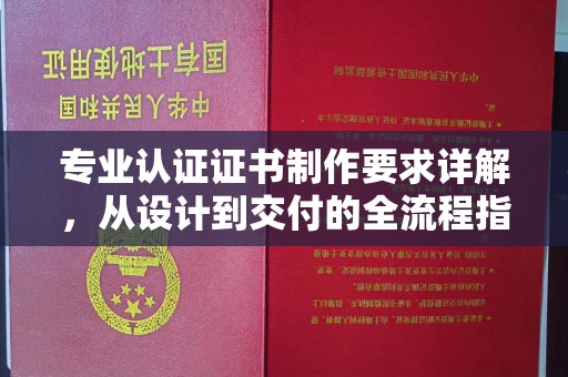 尖草坪专业认证证书制作要求详解，从设计到交付的全流程指南