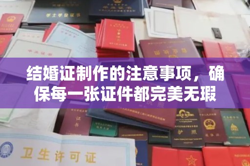 尖草坪结婚证制作的注意事项，确保每一张证件都完美无瑕