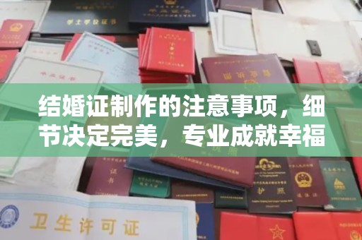尖草坪结婚证制作的注意事项，细节决定完美，专业成就幸福