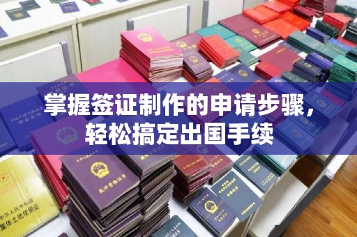 尖草坪掌握签证制作的申请步骤，轻松搞定出国手续